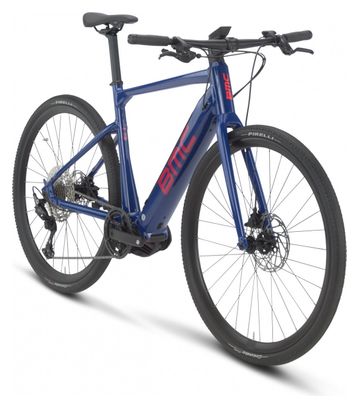 Vélo Fitness Électrique BMC Alpenchallenge AMP AL One Shimano Deore 11V 625 Wh 700 mm Bleu Ultramarine