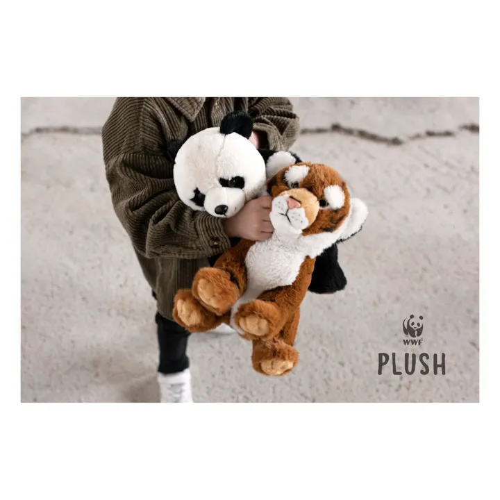WWF Peluche Eco Panda assis | Noir/Blanc