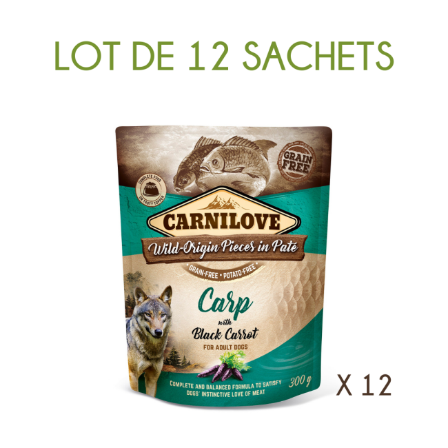 Carnilove Pouch pâtée 300 g pour chien adulte