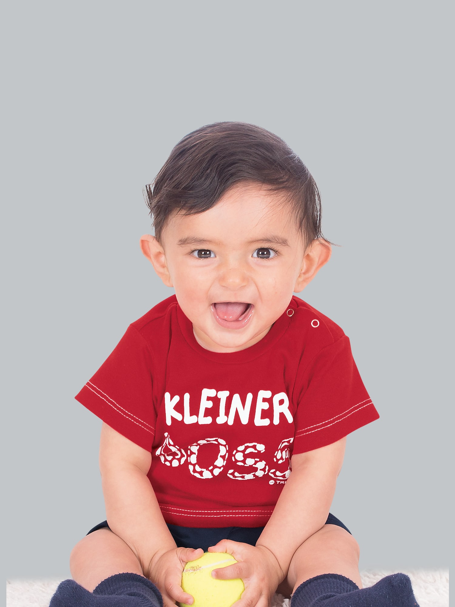 T-Shirt Kleiner Boss Kirsch