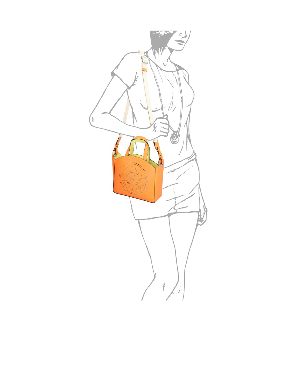 K/CIRCLE SM TOTE PERFORATED