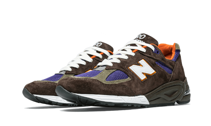 New Balance 990 V2 Made In Usa Brown Purple