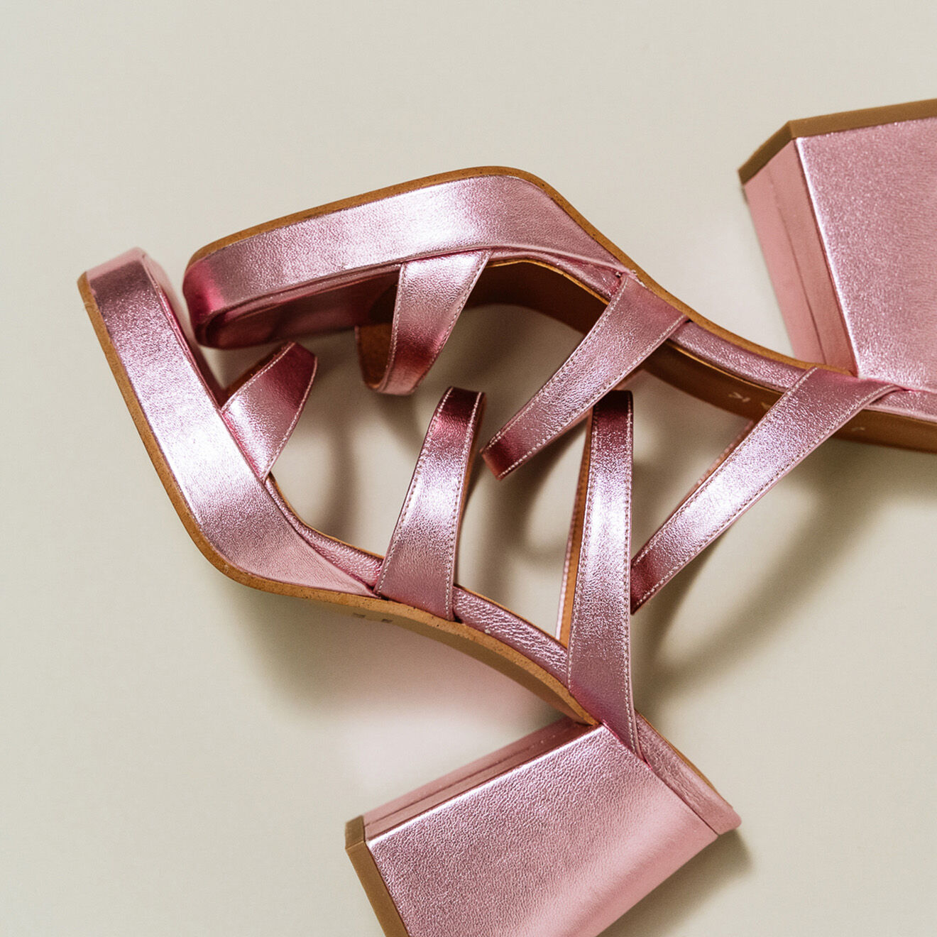 Jonak Sandales en Cuir Donzelle rose - Talon 7 cm