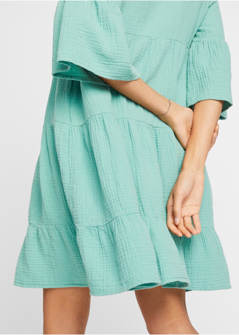 Robe-tunique en mousseline
