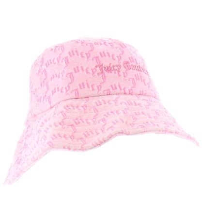 Juicy Couture Sommerhut - Frottee - Pink Gewölbt Mono
