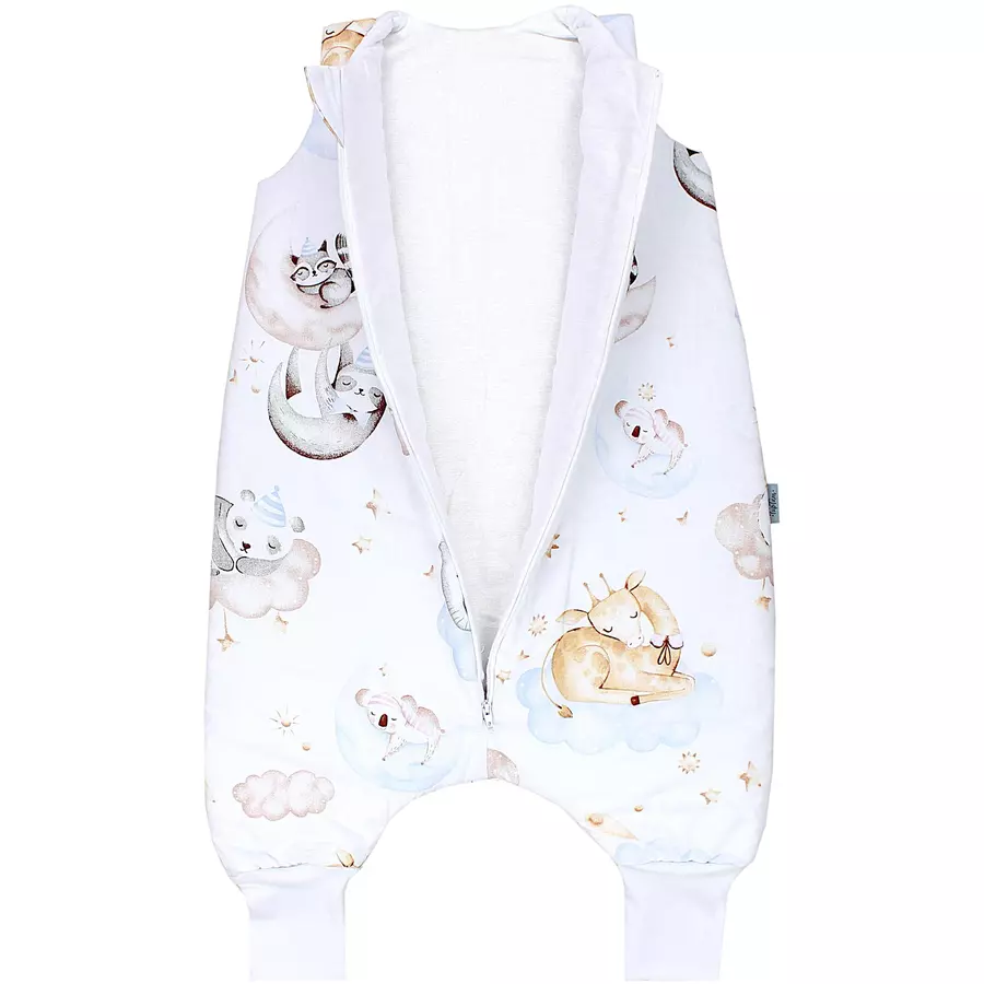 TupTam Baby Winter Schlafsack mit Beinen weiß Modell 2