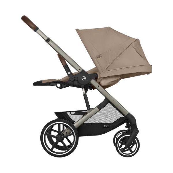 Cybex Balios S Lux Kinderwagen - Taupe - Seashell Beige / Light Beige