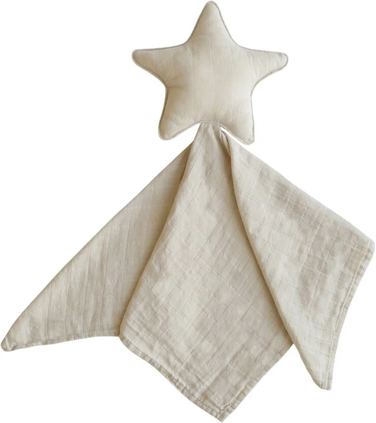 Mushie Mushie Lovey nusseklud - Star - Fog Fog