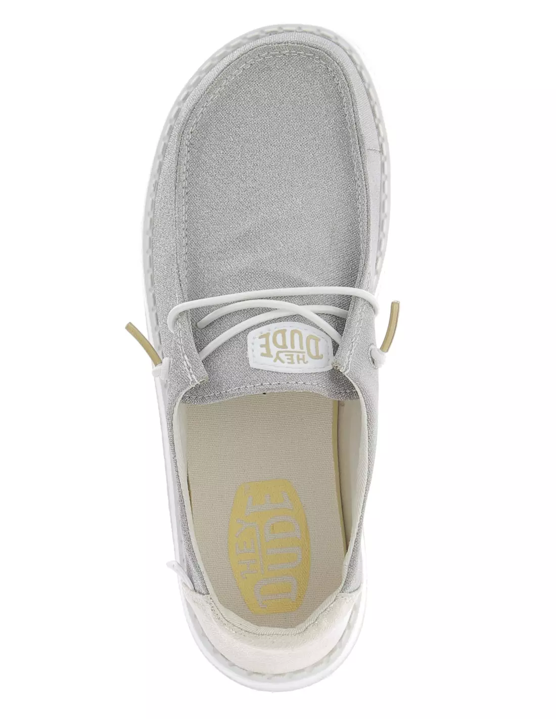DUDE WENDY METALLIC SPARKLE - Mocassins & bateaux 710Gold