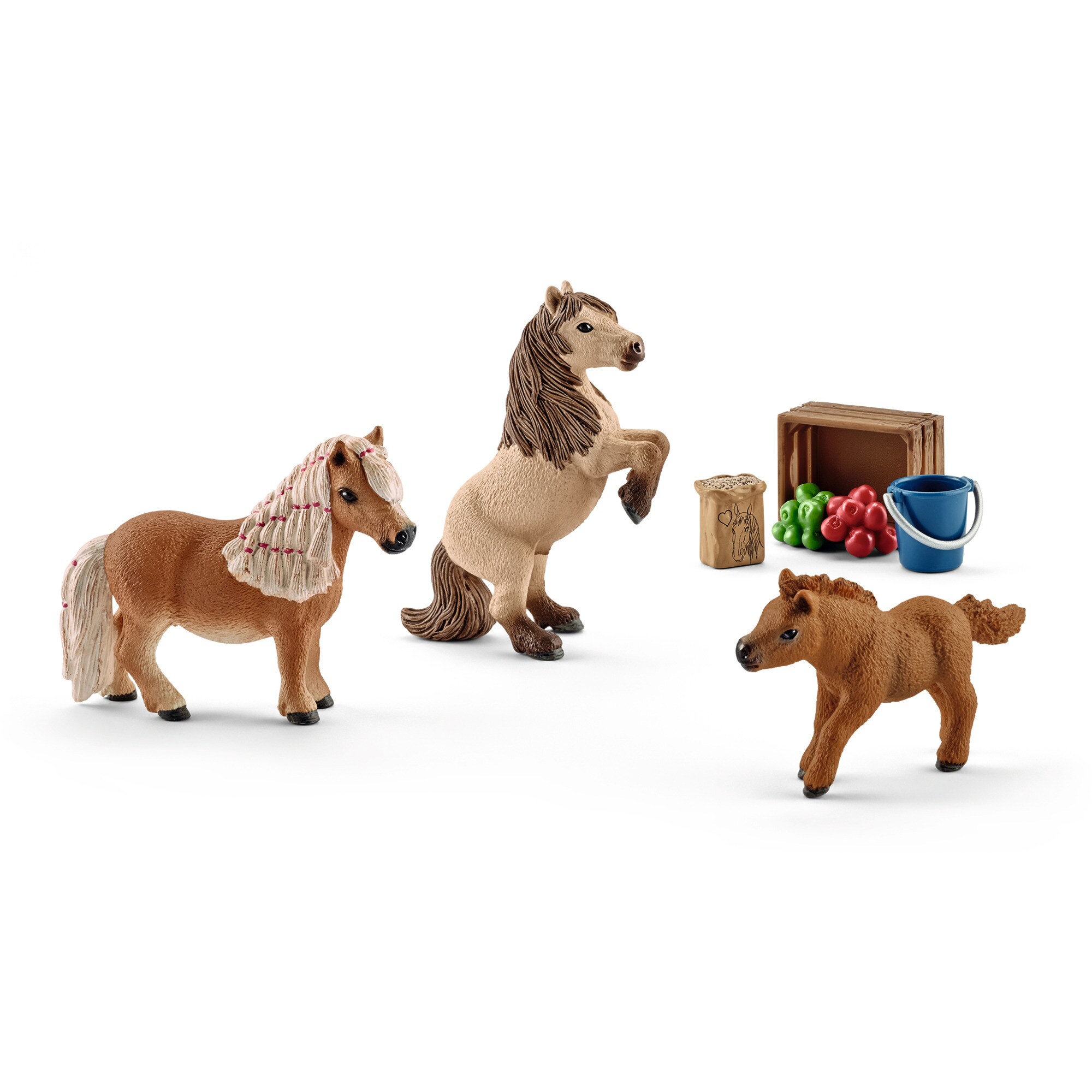 Schleich Spielfigur Horse Club Mini Shetty Familie
