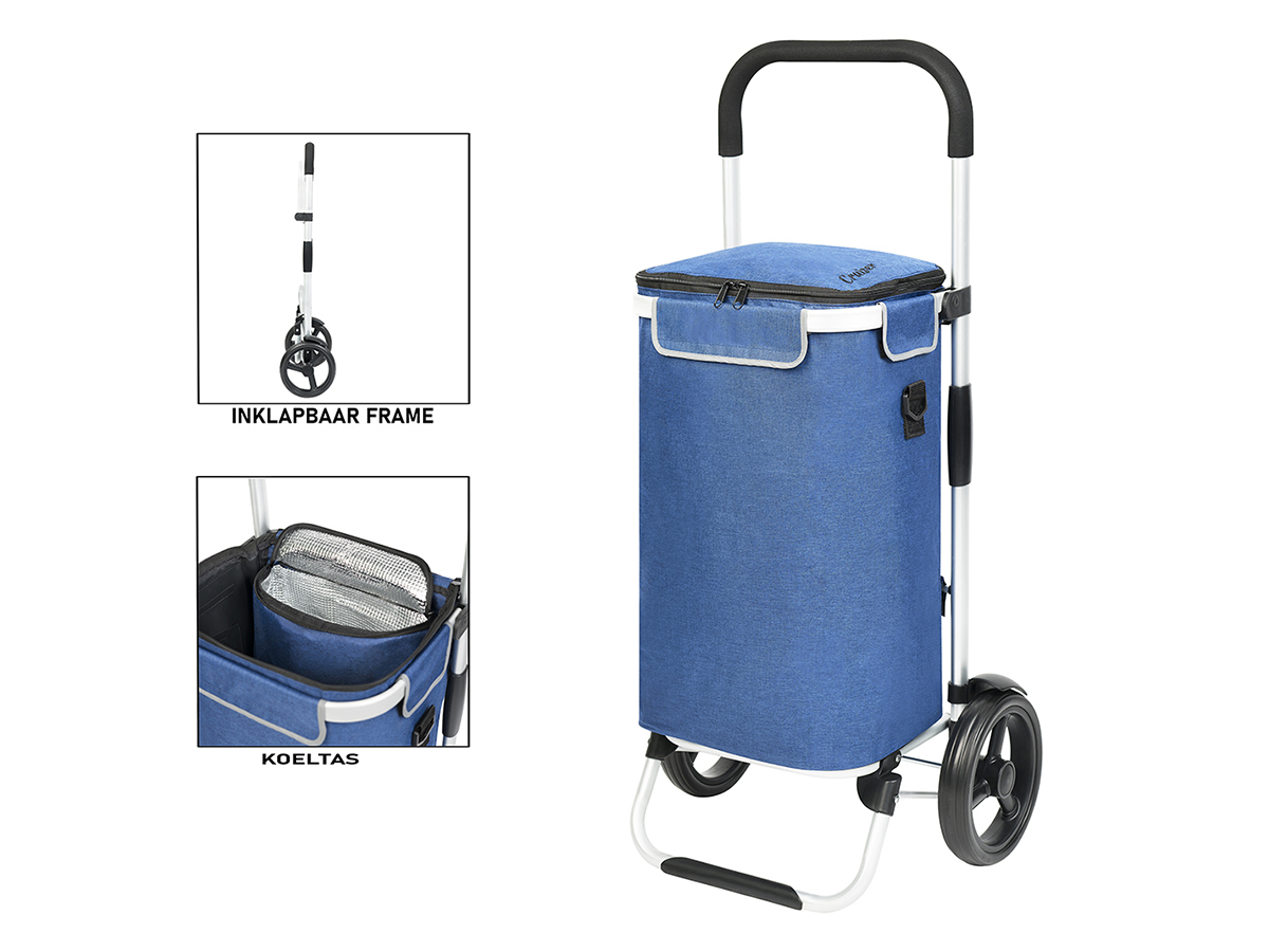 Shoppingcruiser Allround 41 liter boodschappentrolley - Blue