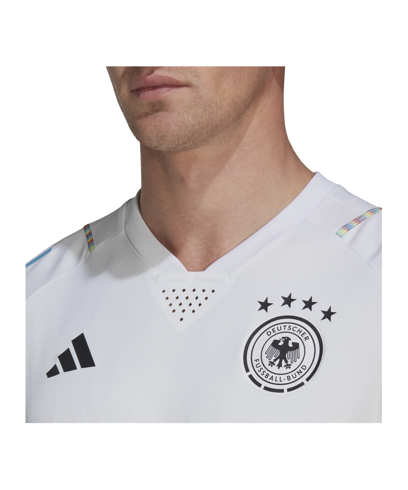 adidas DFB Deutschland Prematch Shirt WM2022 Weiss