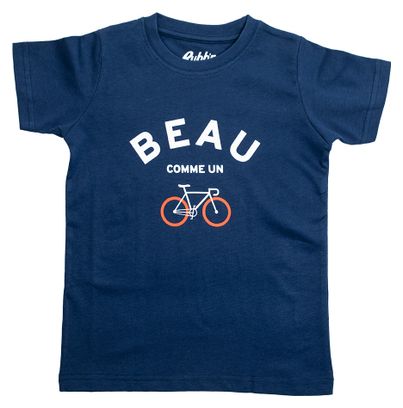 T-Shirt Manches Courtes Rubb'r Beau Bleu Enfant