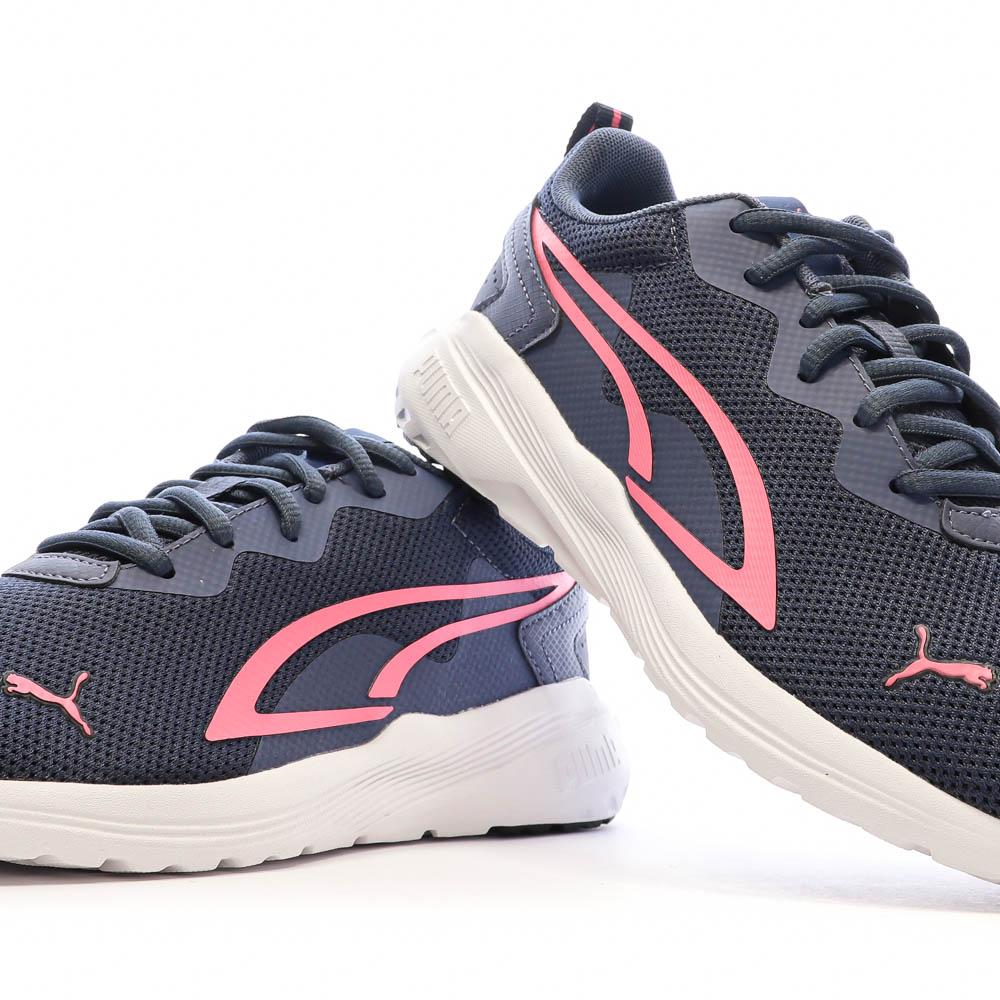 Puma Baskets Marine/Rose Fille Puma Allday Active