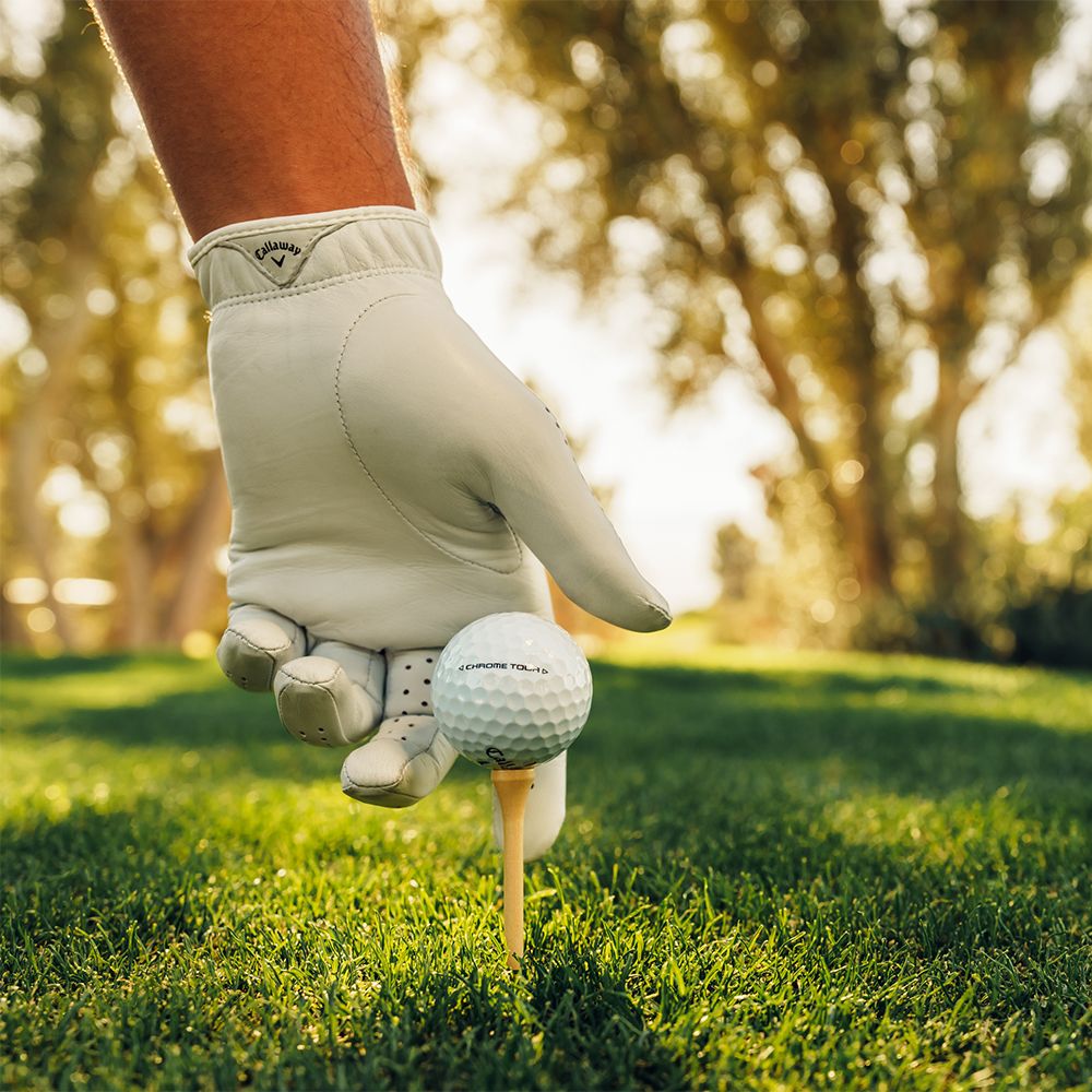 Chrome Tour Golfball Hvit