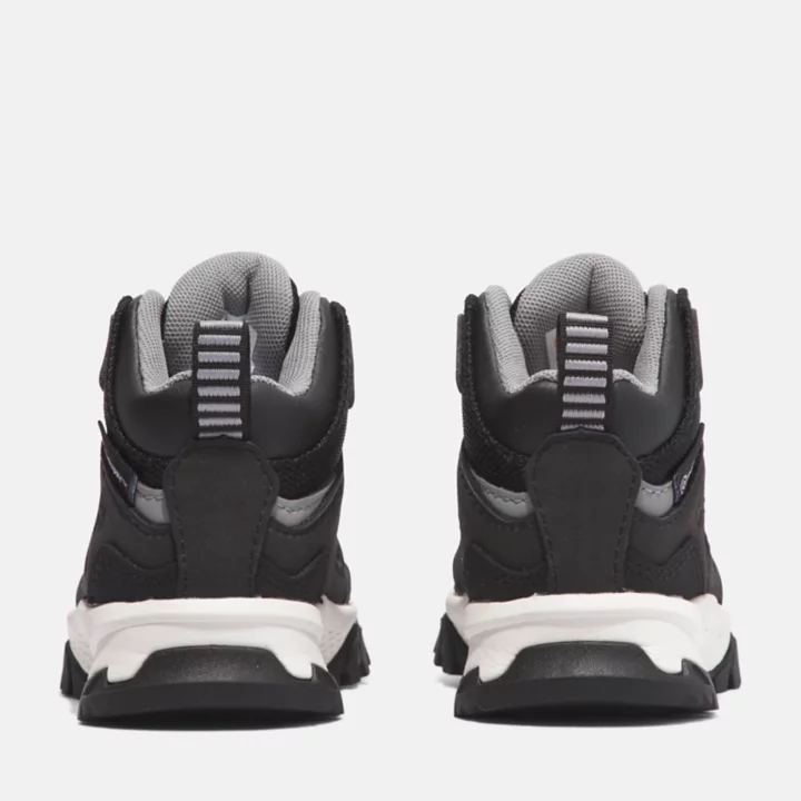 Bottine de randonnée imperméable Lincoln Peak pour tout-petit en noir