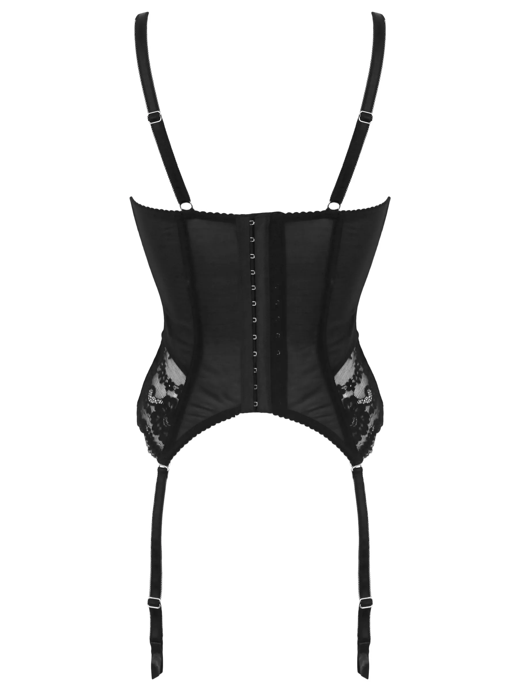 Zwart - Pour Moi Fleur Non Padded Underwired Balcony Basque