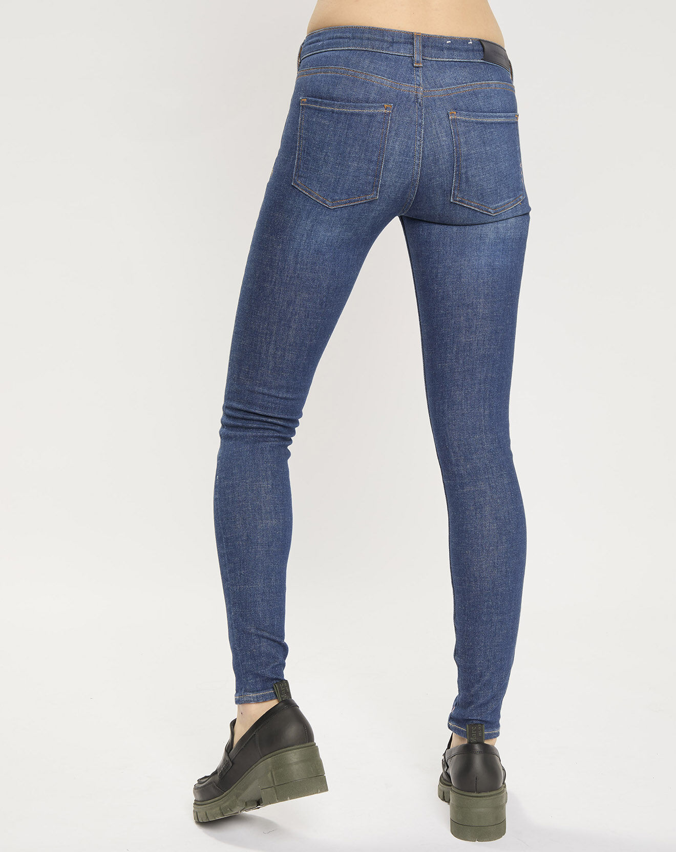 Scotch & Soda Jean Skinny Bohemienne Tr bleu foncé