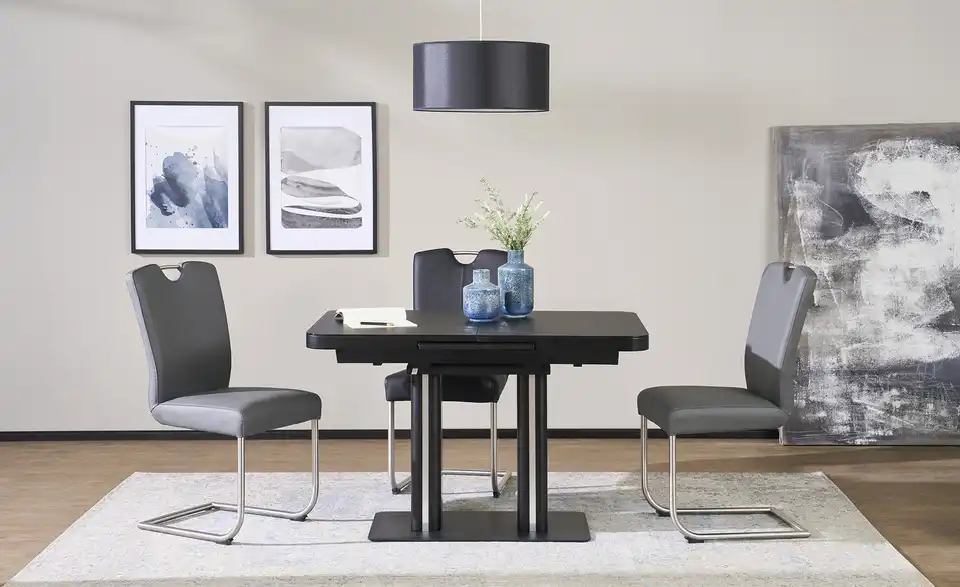 Esstisch Tizian Schwarz 120 cm