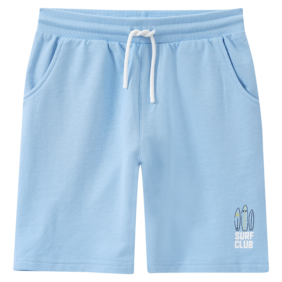 Yigga Jungen Joggingshorts mit Tunnelzug hellblau