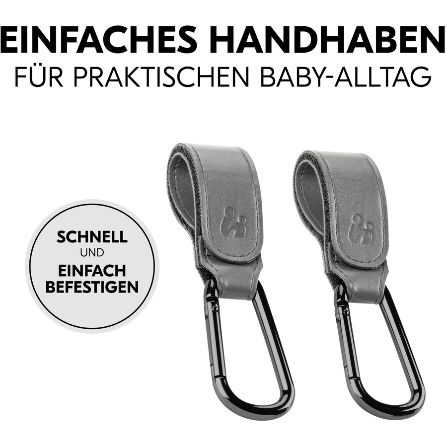hauck Kinderwagen-Haken Grey