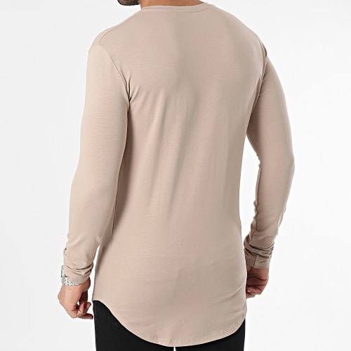 Tee Shirt Manches Longues Camel