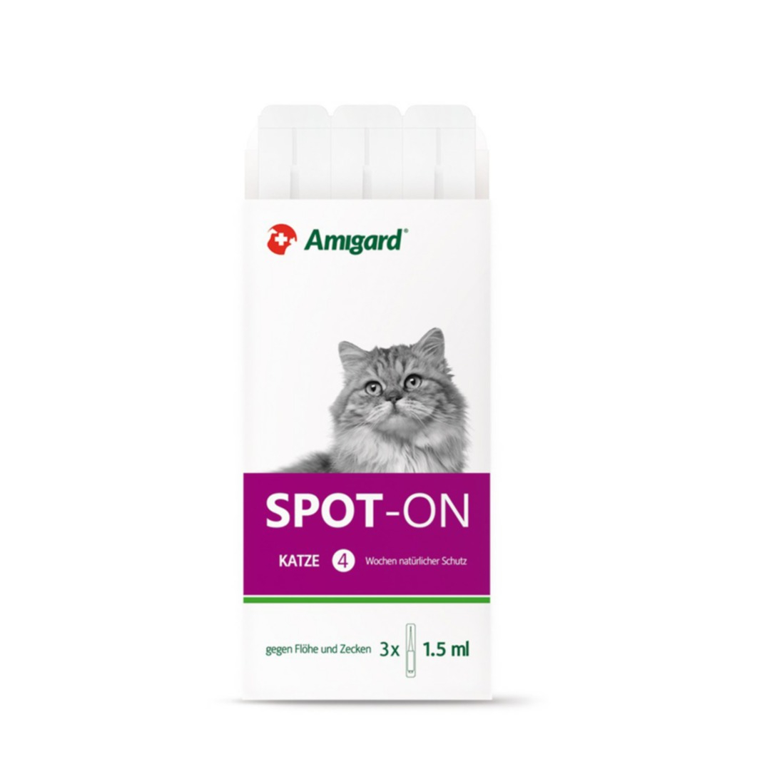 (3er Set) 1.5ml Katzen Spot On Tropfen Anti-Parasit Pipetten (1010853)