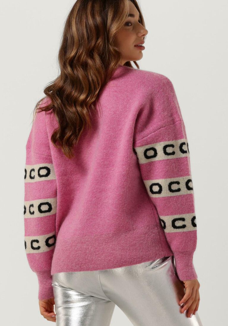 CO\\'COUTURE roze co'couture trui leona logo knit