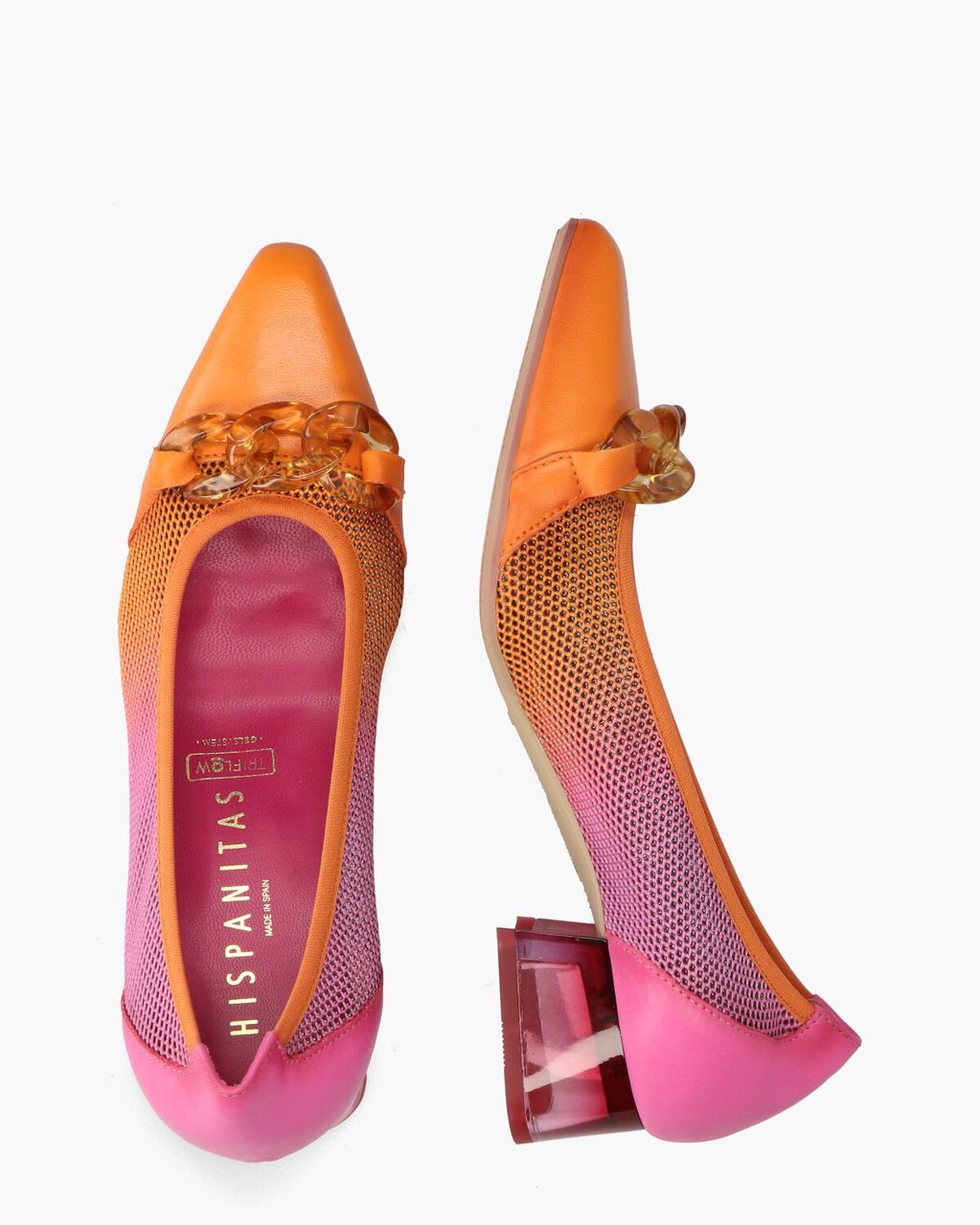 Hispanitas HV232798 Roze/Oranje Damespumps