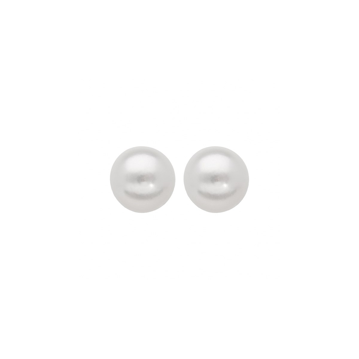 Boucles d'oreilles - Perle d'eau douce 8mm