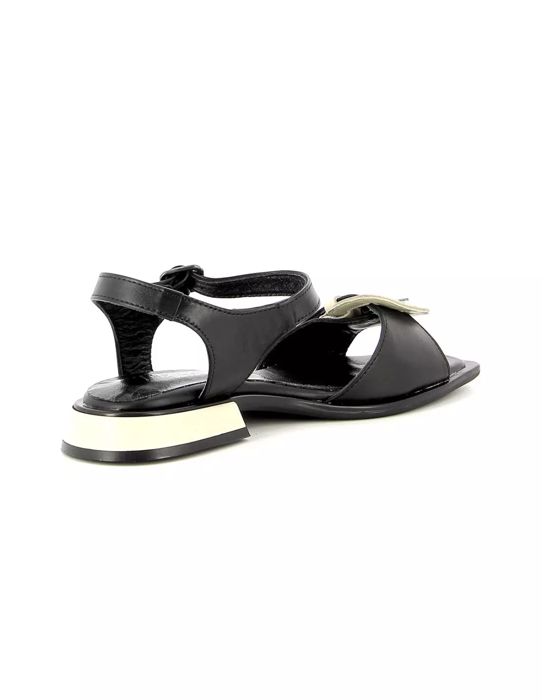 MAISON MANSA 011 9363 - Sandales & nu-pieds NoirEcru