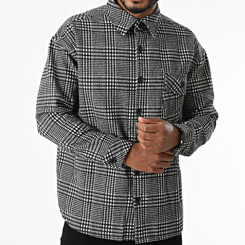 Surchemise A Carreaux KD666 Gris Noir