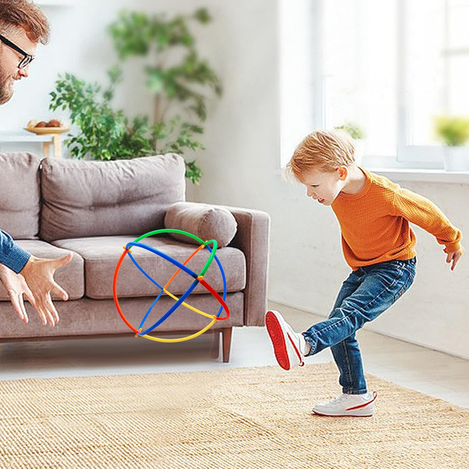 (400-tlg. Set) Kinder Konstruktionsspielzeug Festung DIY Strohhalm Steck Baukasten Konstruktions Lern Spielzeug - Bunt