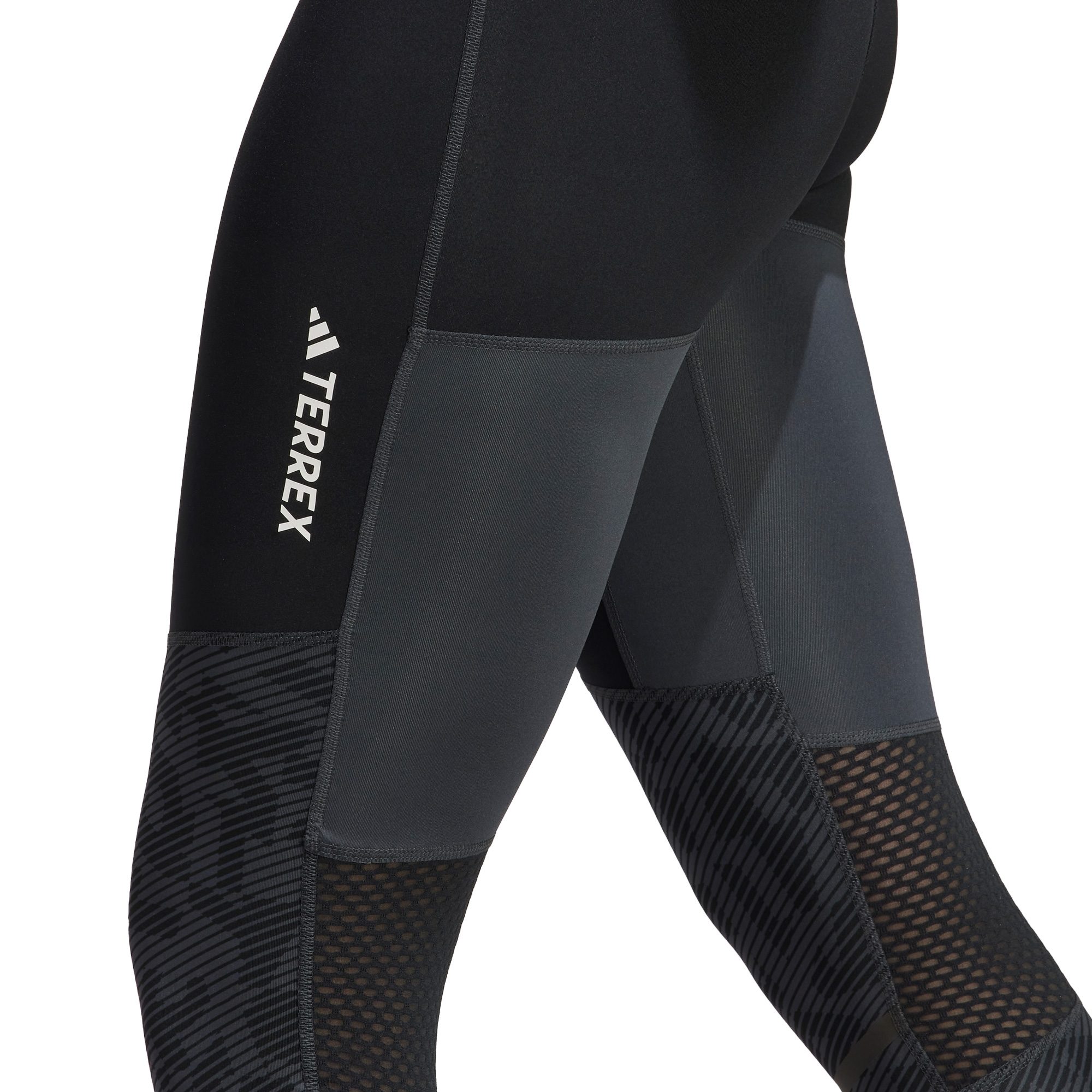 adidas TERREX Terrex Agravic Trailrunning-Tights Damen carbon