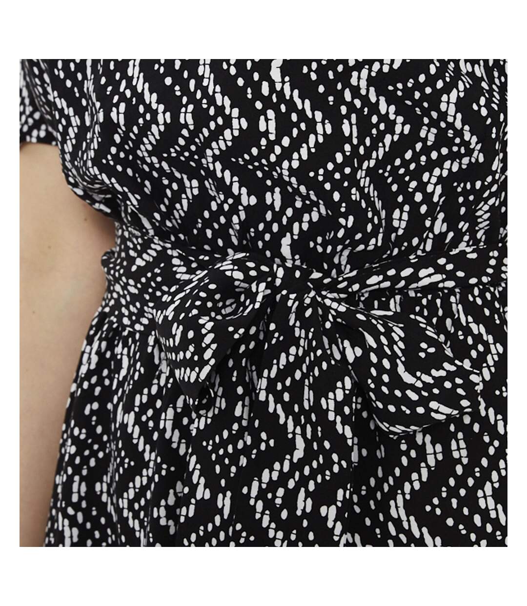 Combishort Noir/Blanc Femme Only Lea