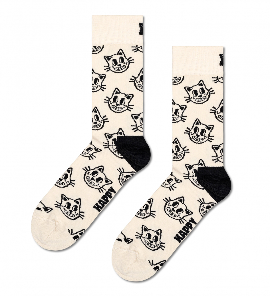 Happy Socks Cat Sock Socken in Mehrfarbig