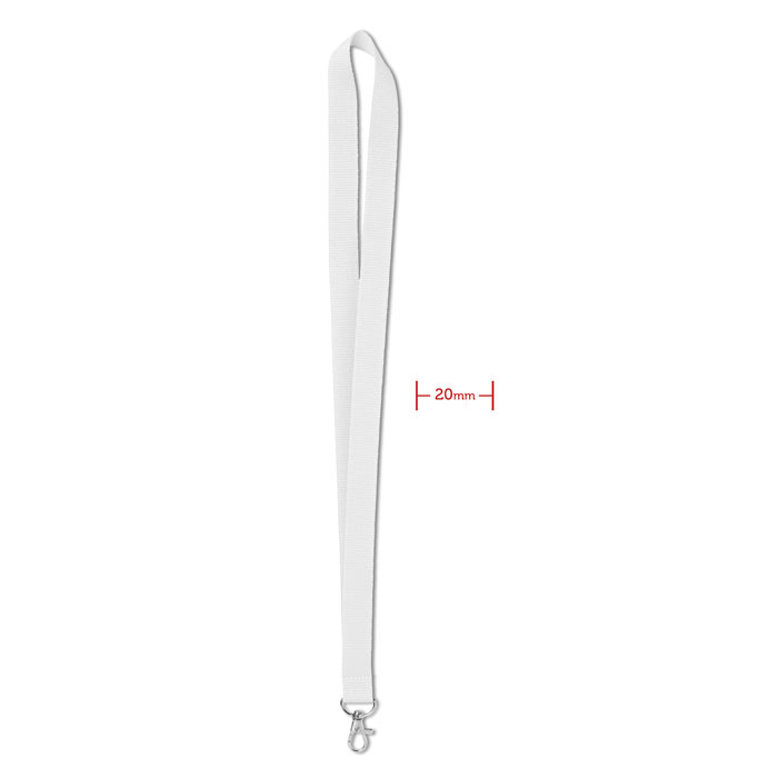 GiftRetail MO9058 - SIMPLE LANY Tour de cou  20 mm