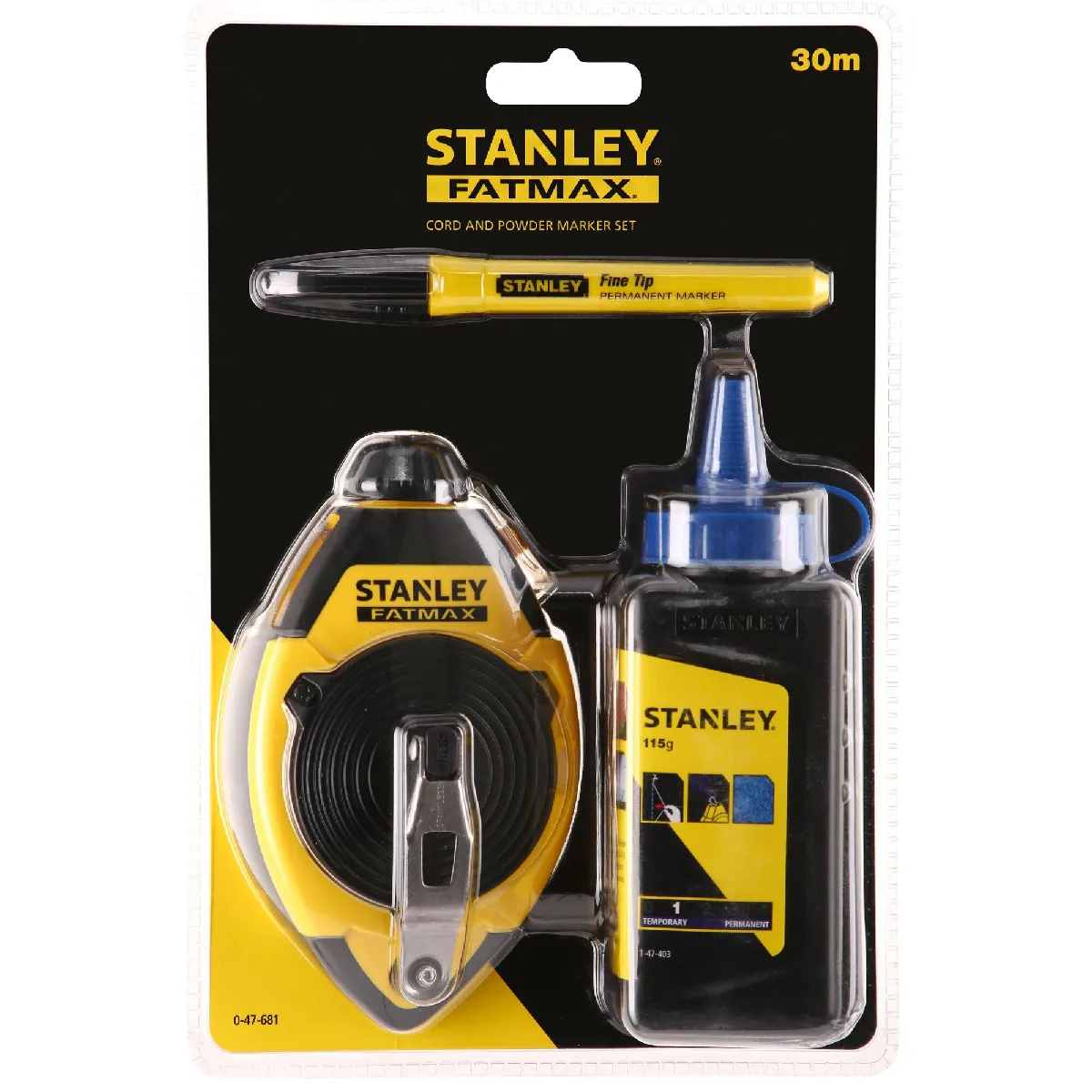 Stanley Cordeaux de traçage Fat Max - 30 m