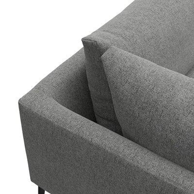 Hallsberg venstrevendt sofa med pufafslutning