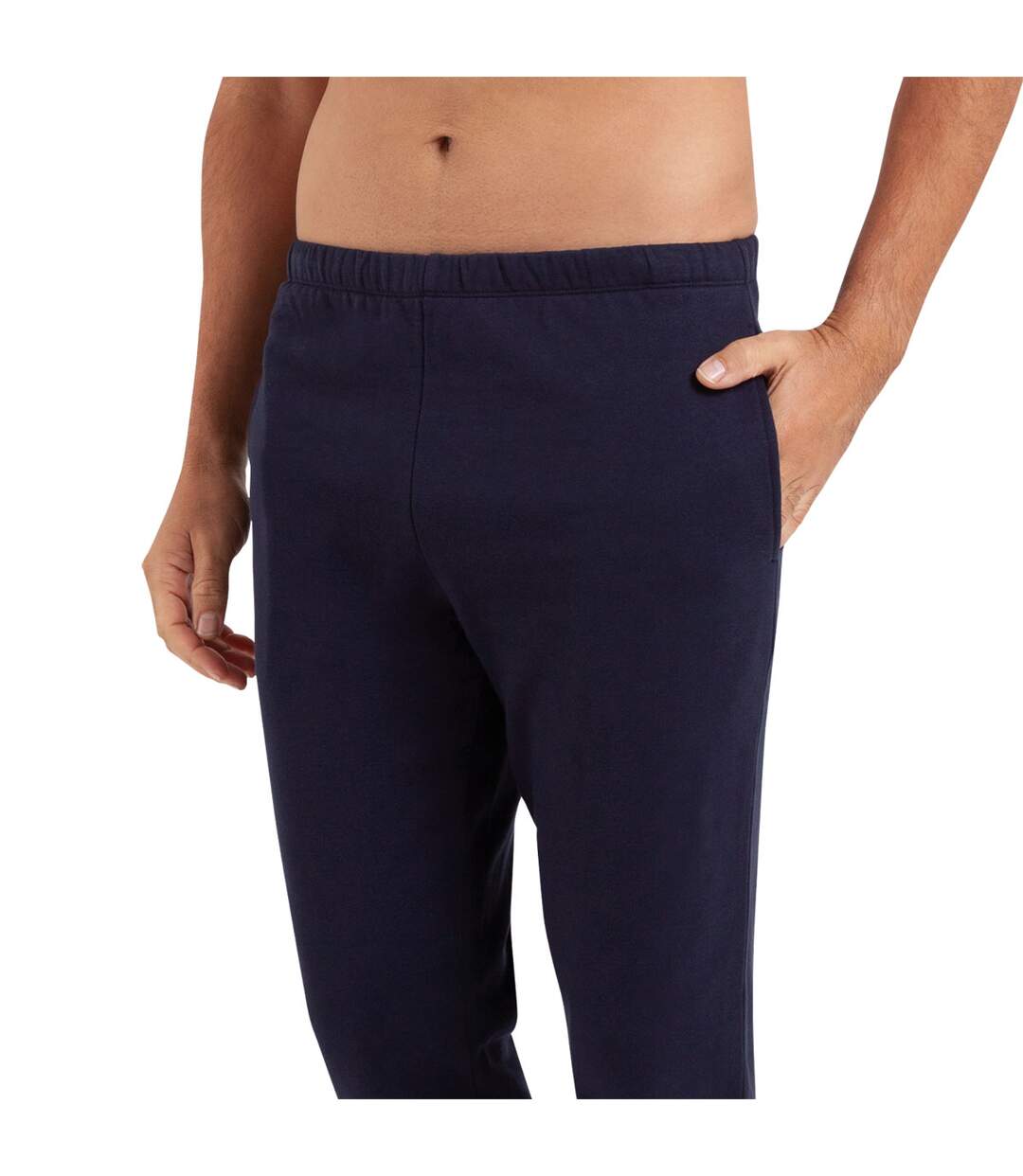 Pyjama long homme col montant