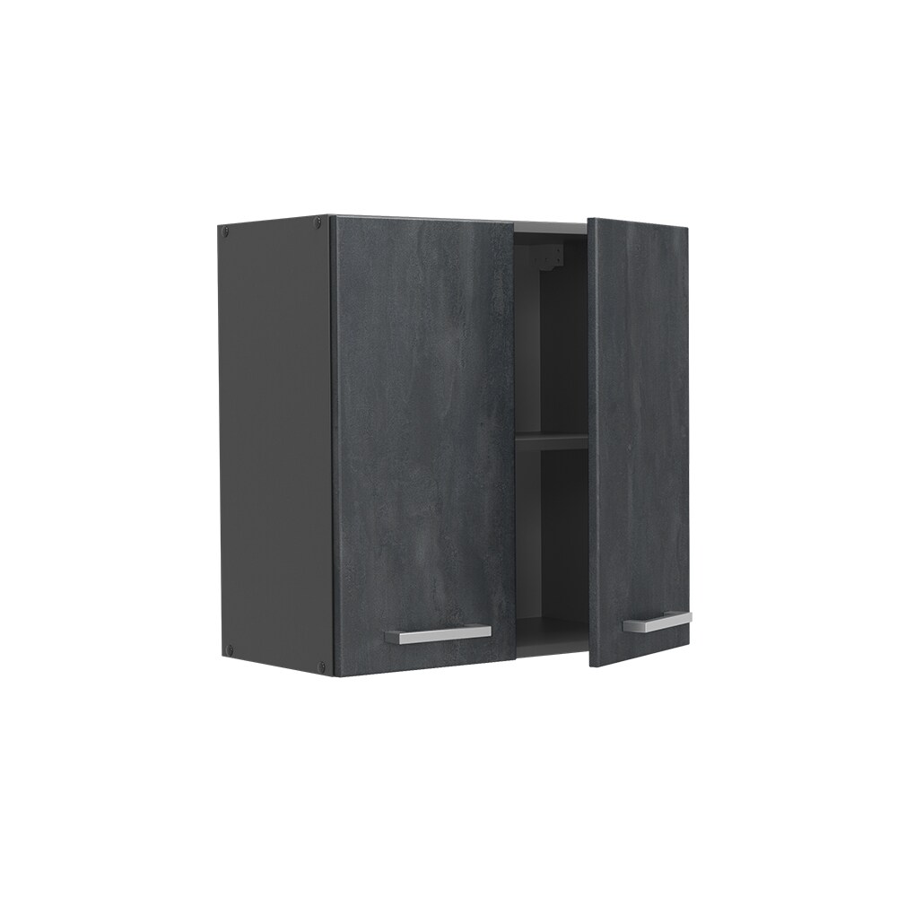 Vicco Hängeschrank R-Line Schwarz Beton Anthrazit 60 cm