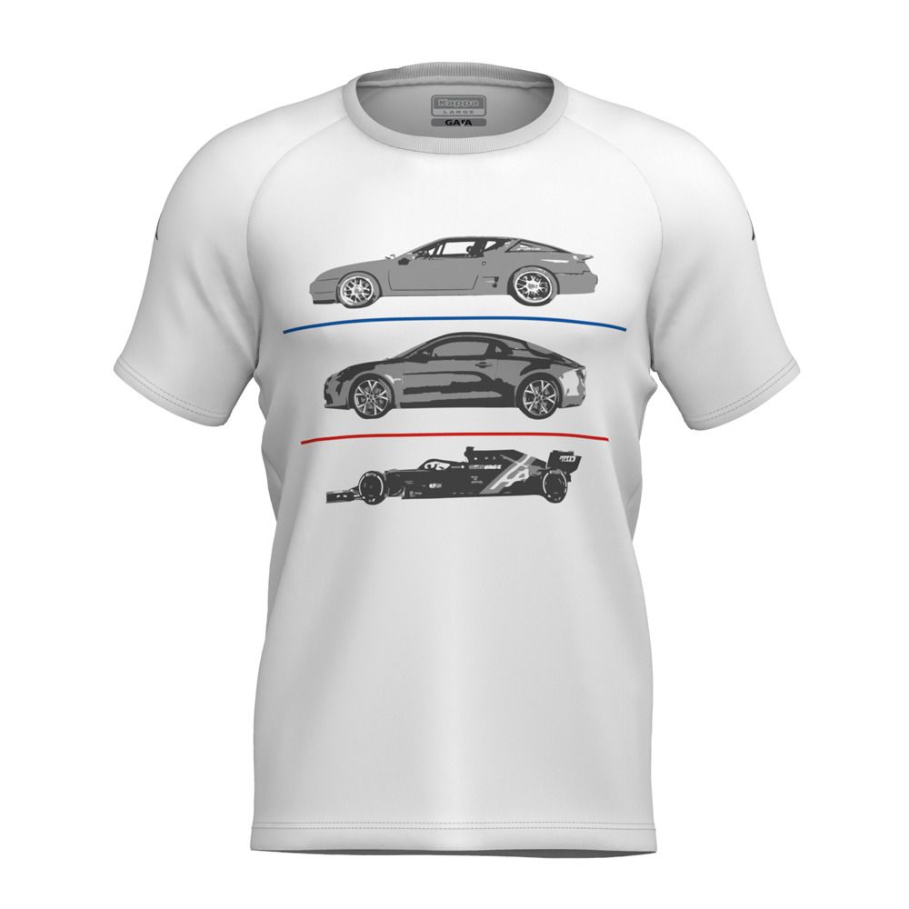 Kappa ARGLA ALPINE F1 - Tee-shirt Homme white