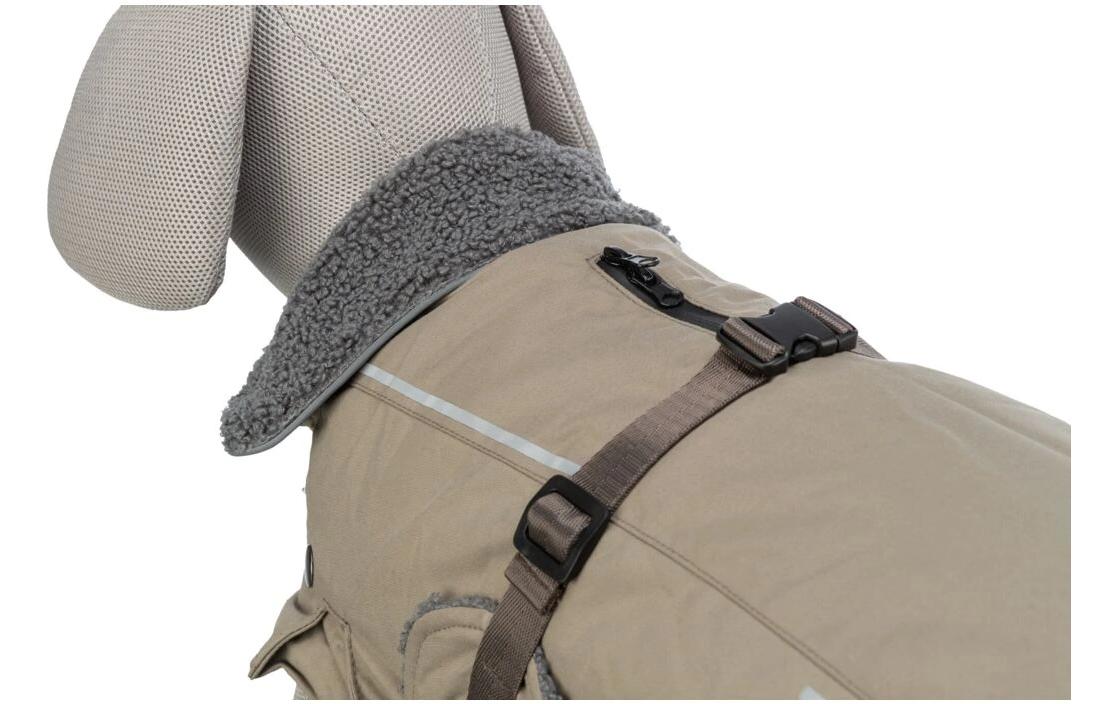 Mantel Rouen S, 34 cm, BeigeHundebekleidung