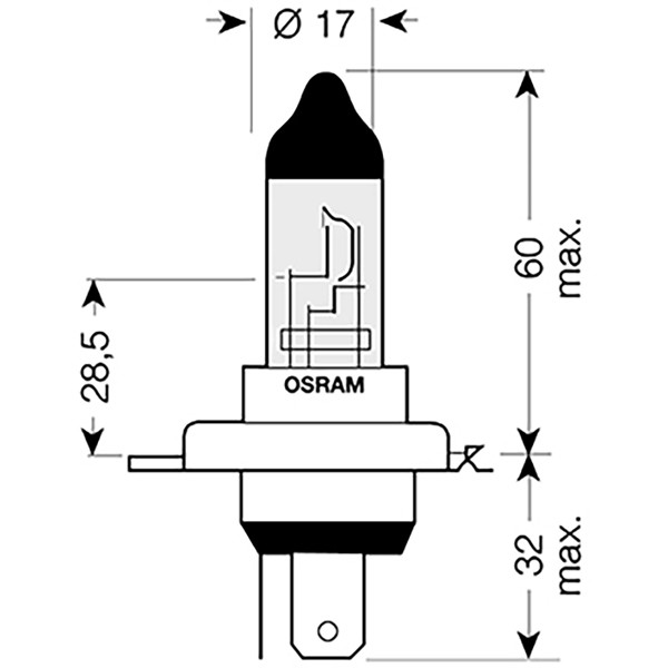 Osram - Ampoule H4 OP64193-01B