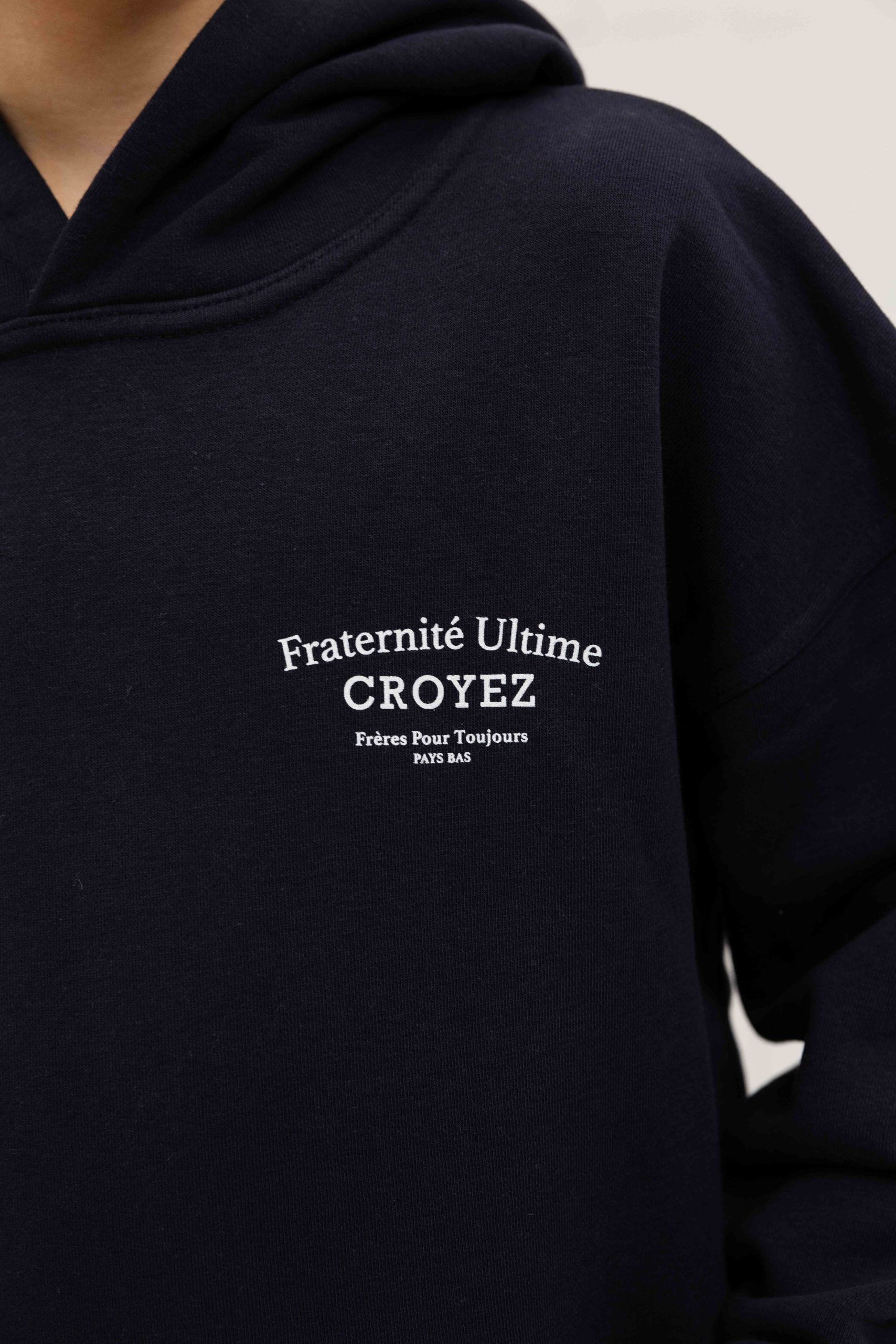 Croyez Fraternité Hoodie Kids Donkerblauw