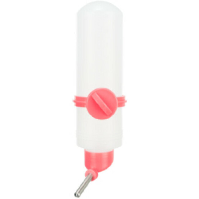 Biberon pour rongeurs avec fixation par vis en plastique