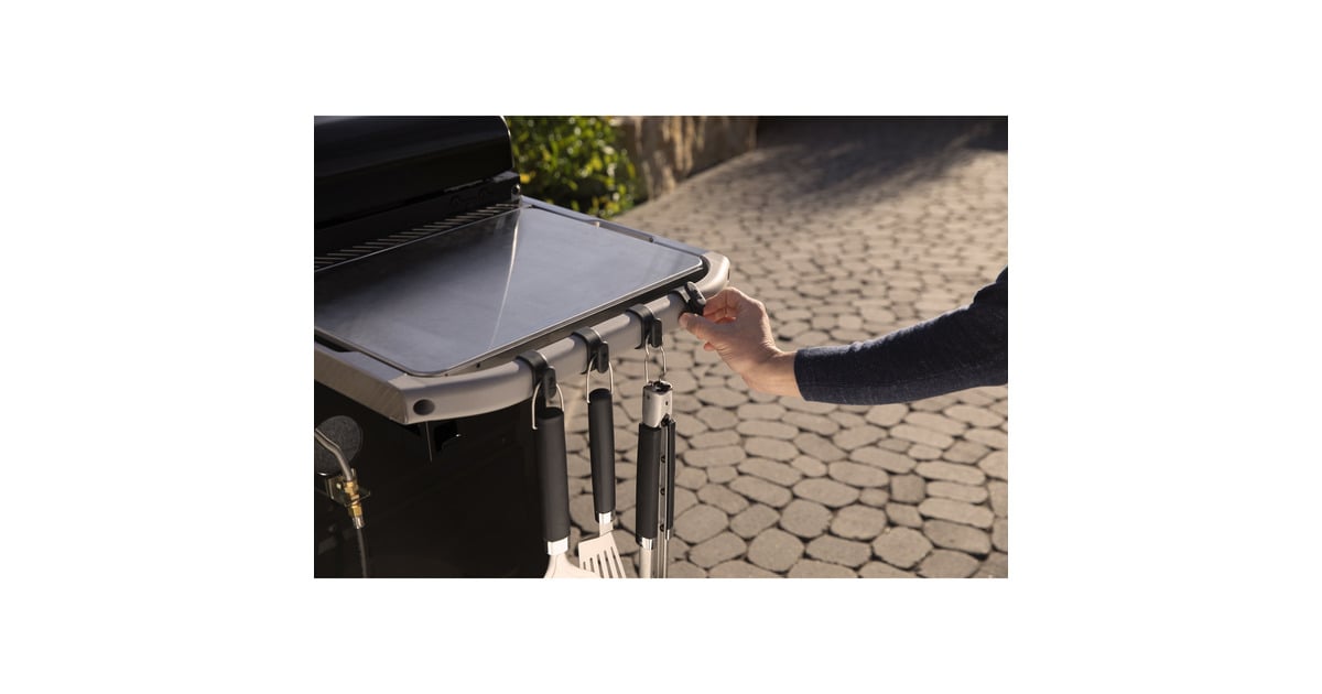WeberWorks Organizer Kit - Snap on houder  (Zwart, voor alle Slate en Spirit (2025), Genesis W (2025) modellen)