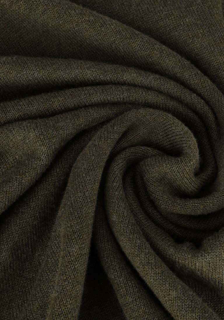 ANERKJENDT donkergroene anerkjendt trui aksail cotton silk knit