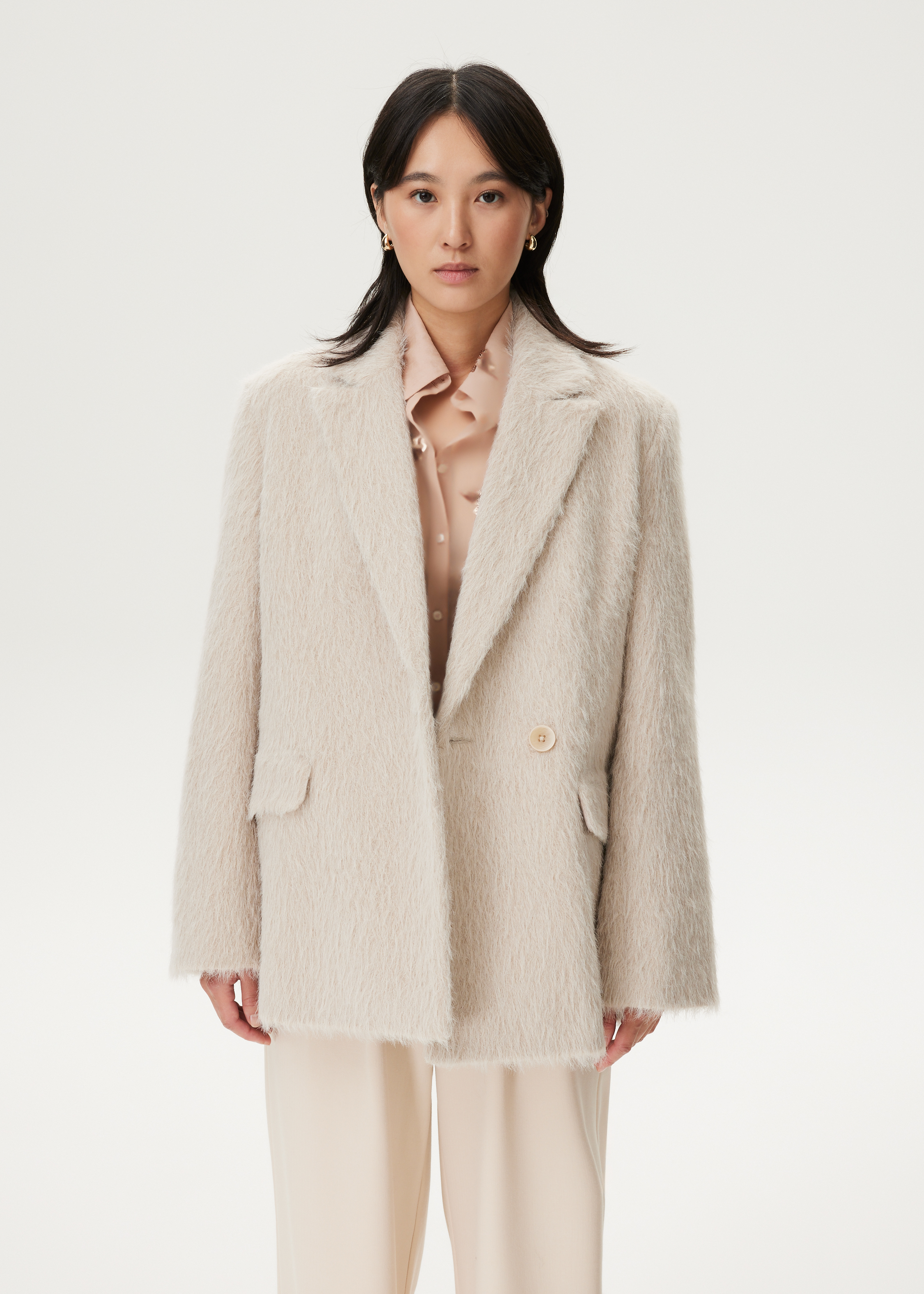 Furry blazer