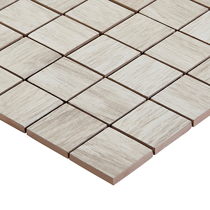 Mosaïque blanc 30x30cm Wychwood GoodHome